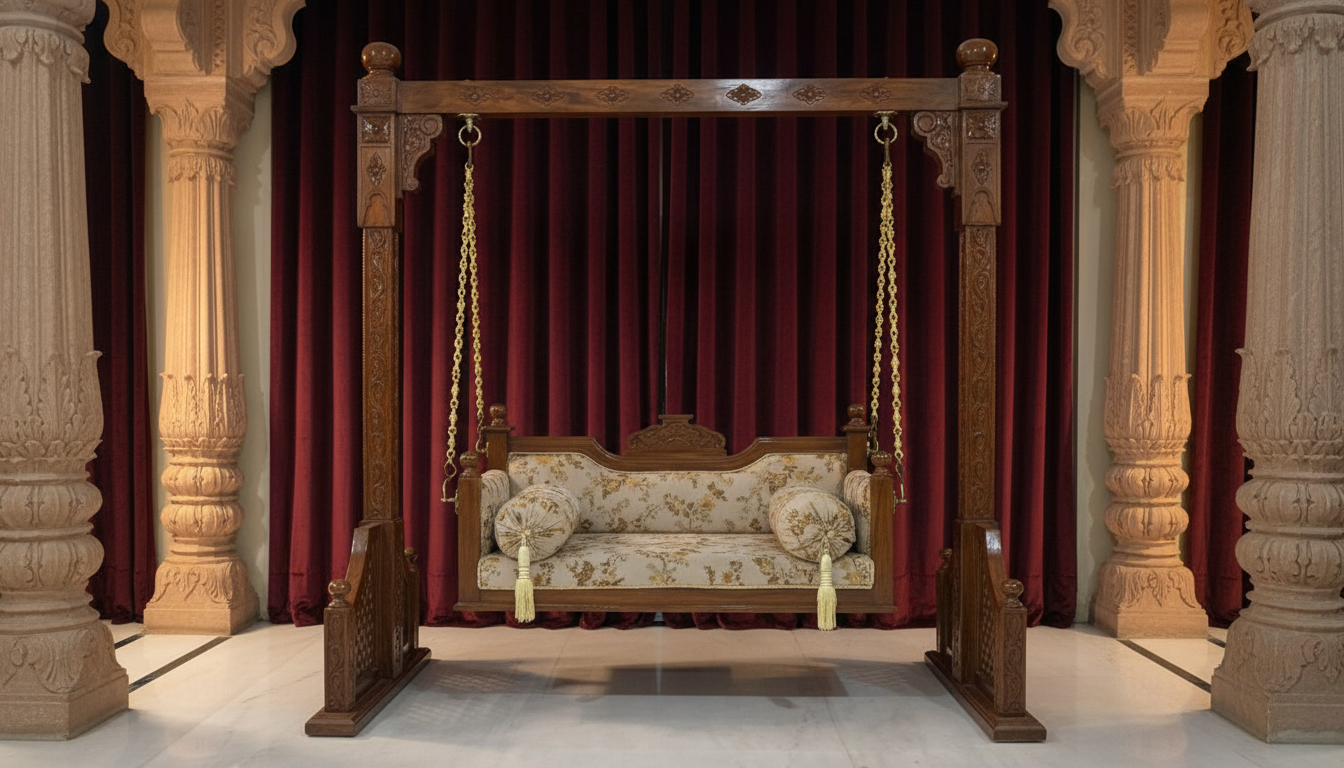 Luxury Custom Size Wooden Swing